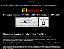 Tablet Screenshot of navman.elacelerador.es