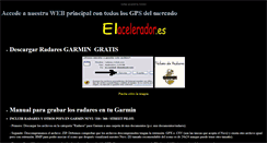 Desktop Screenshot of garmin.elacelerador.es