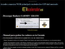 Tablet Screenshot of garmin.elacelerador.es